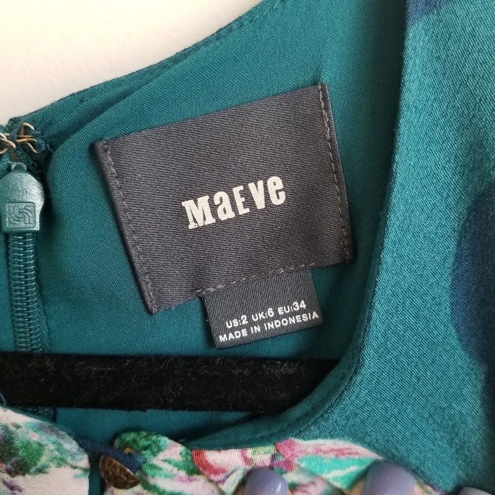 Anthro Maeve Elia cold shoulder dress - Picture 4 of 6